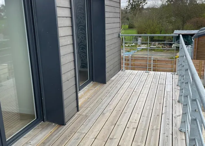 בית נופש A 15km Du Mont-saint Michel *